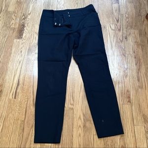 Classic Navy Straight Leg Trousers